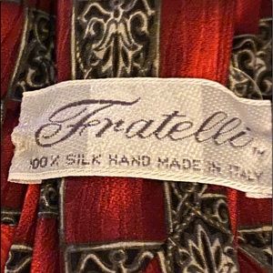 Vintage Italian Made Silk Tie by Fratelli